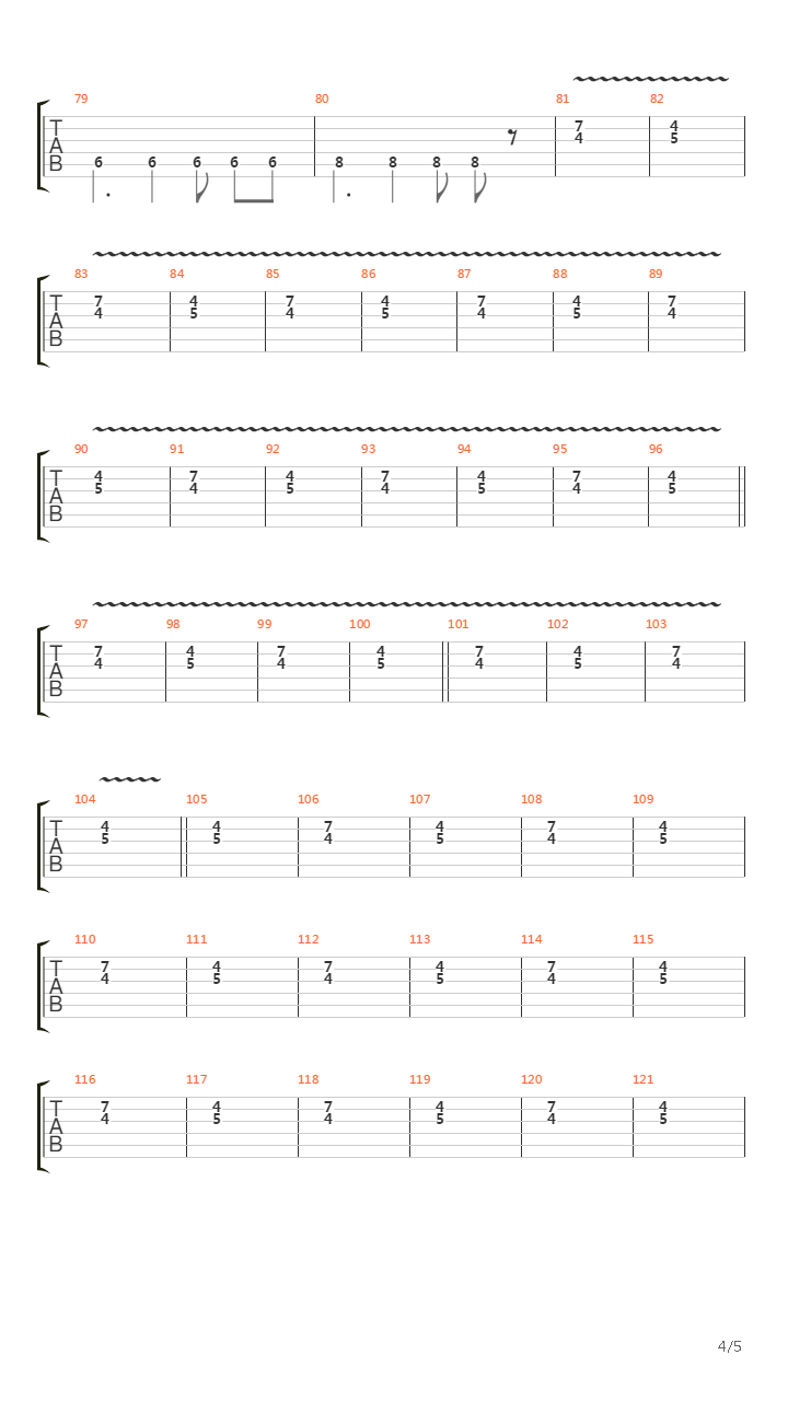 Musterion吉他谱