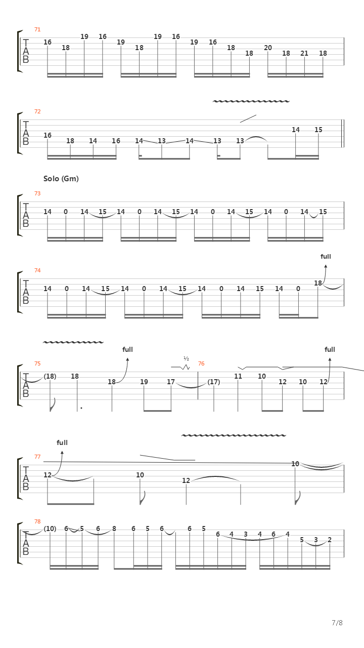 Musterion吉他谱