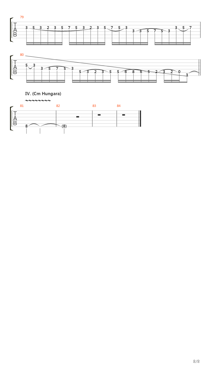 Musterion吉他谱