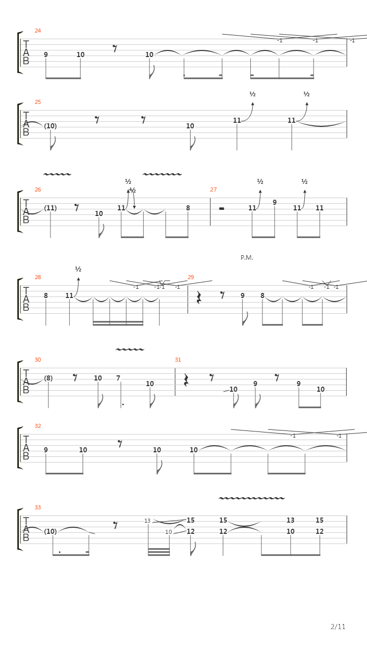 Musterion吉他谱