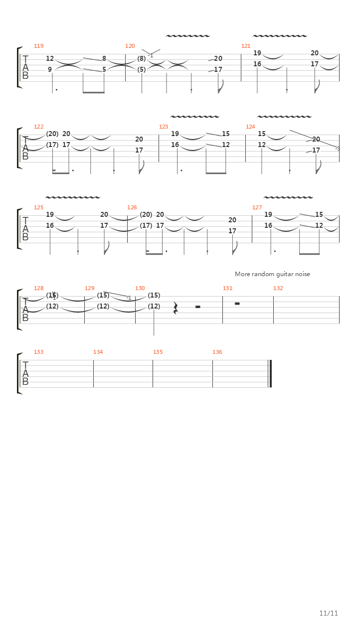 Musterion吉他谱