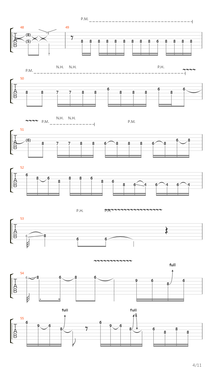 Musterion吉他谱