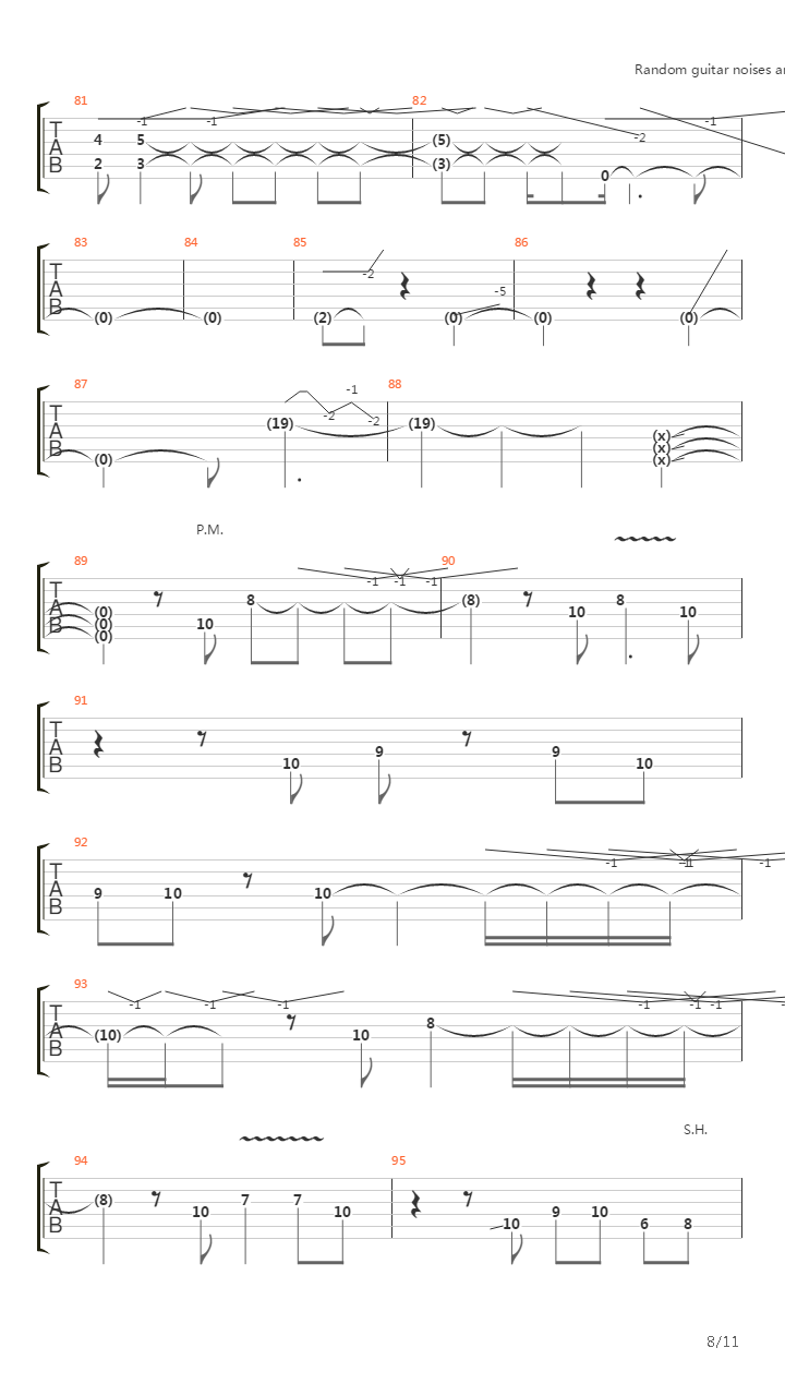 Musterion吉他谱