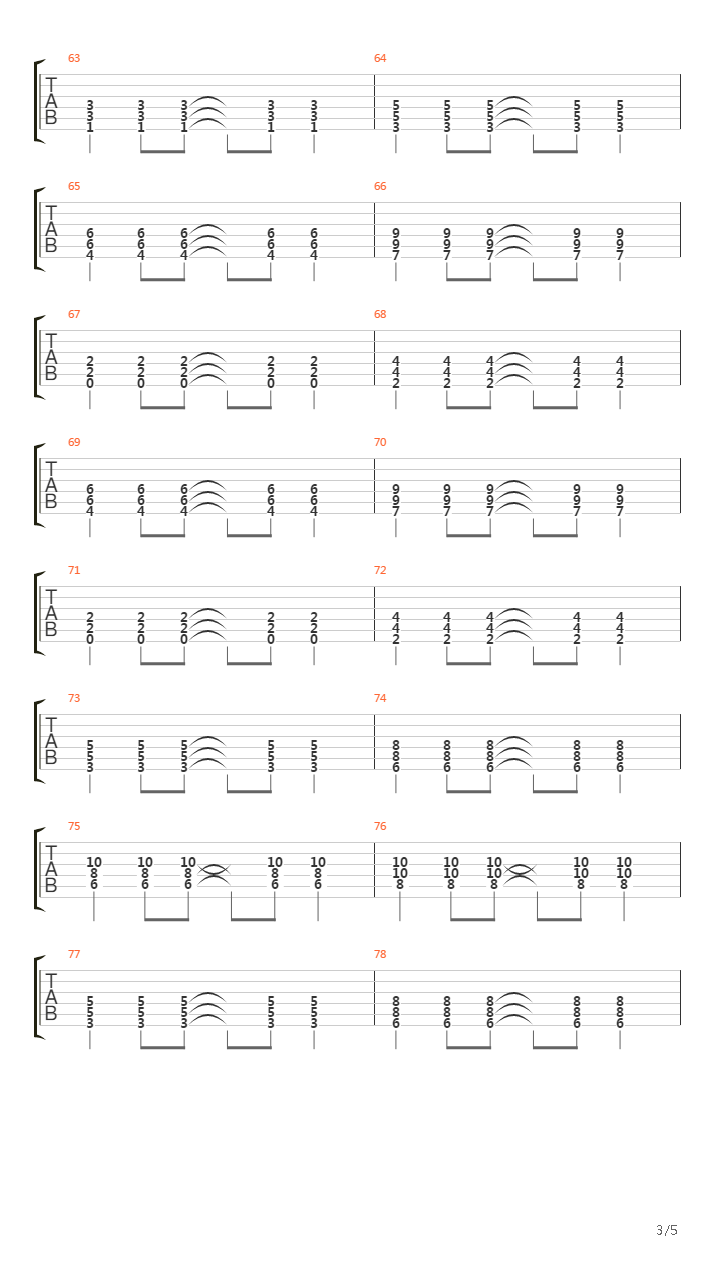 Musterion吉他谱