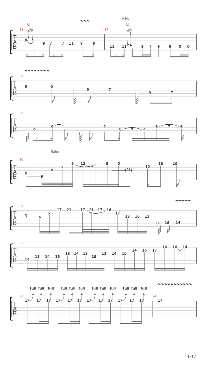 Raspberry Jam Delta-v吉他谱