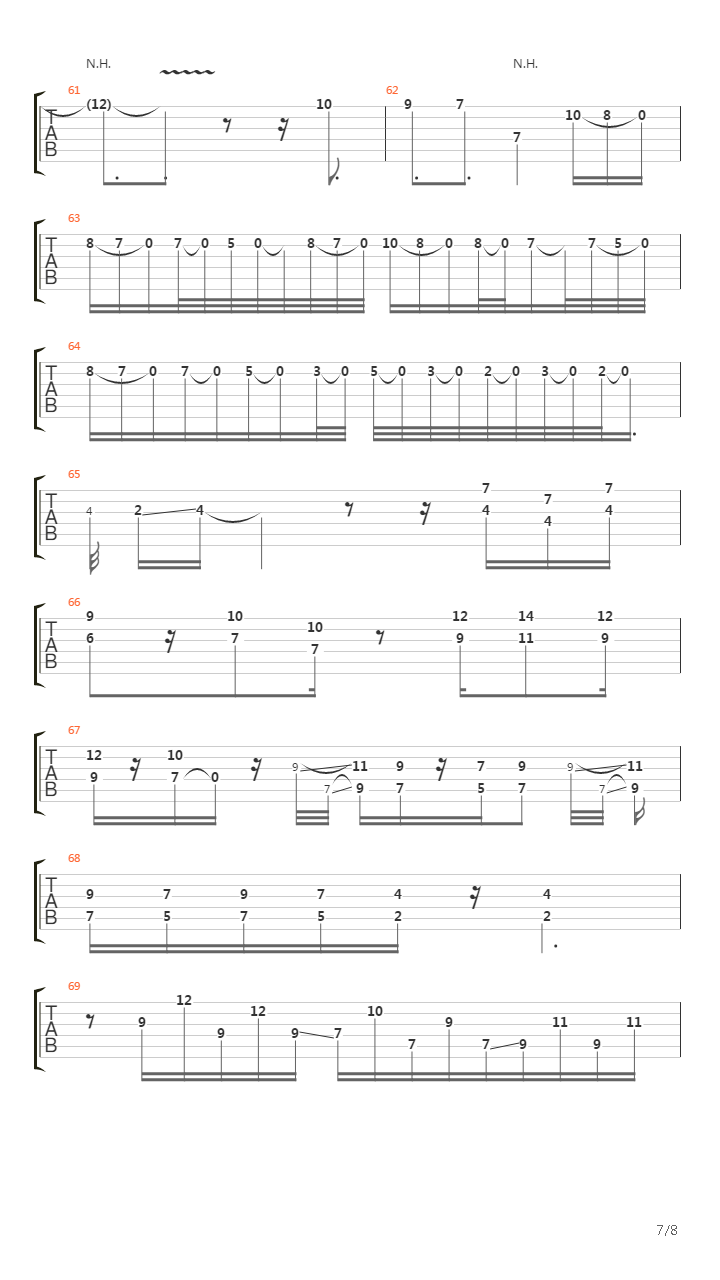 Satchs Improvisation吉他谱