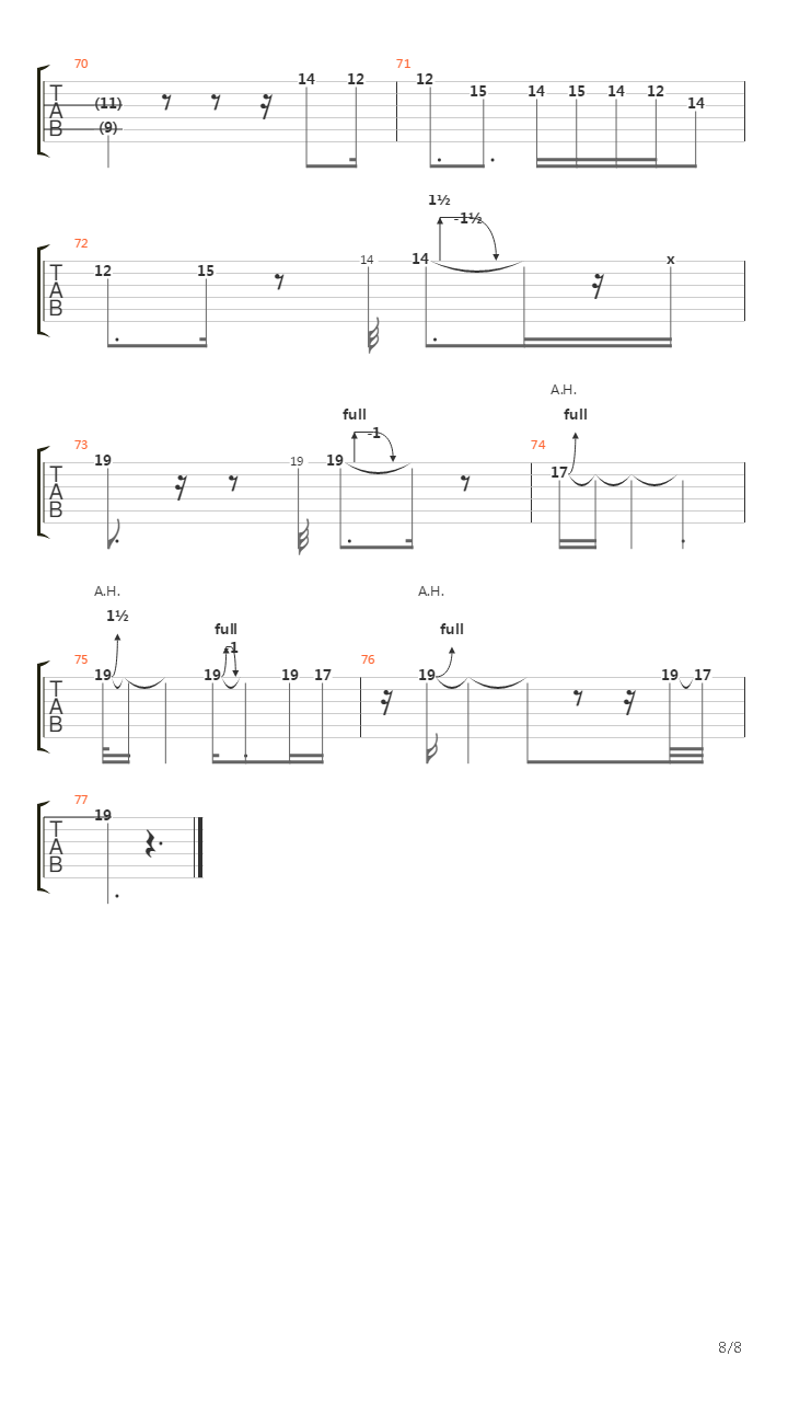 Satchs Improvisation吉他谱