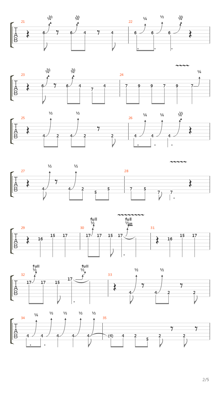 Seven String吉他谱