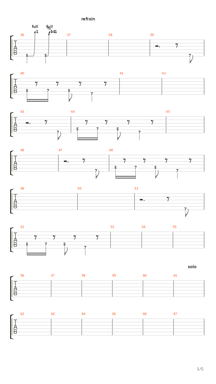 Seven String吉他谱