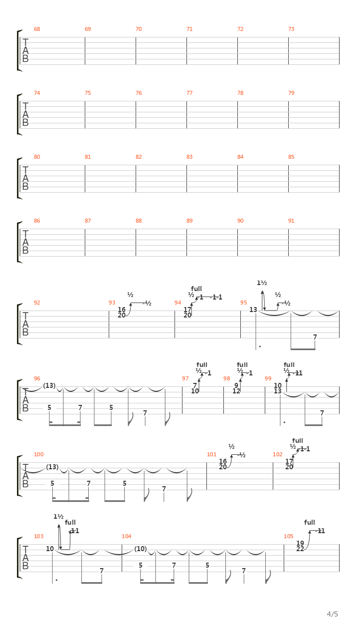 Seven String吉他谱