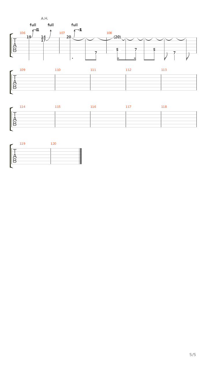 Seven String吉他谱