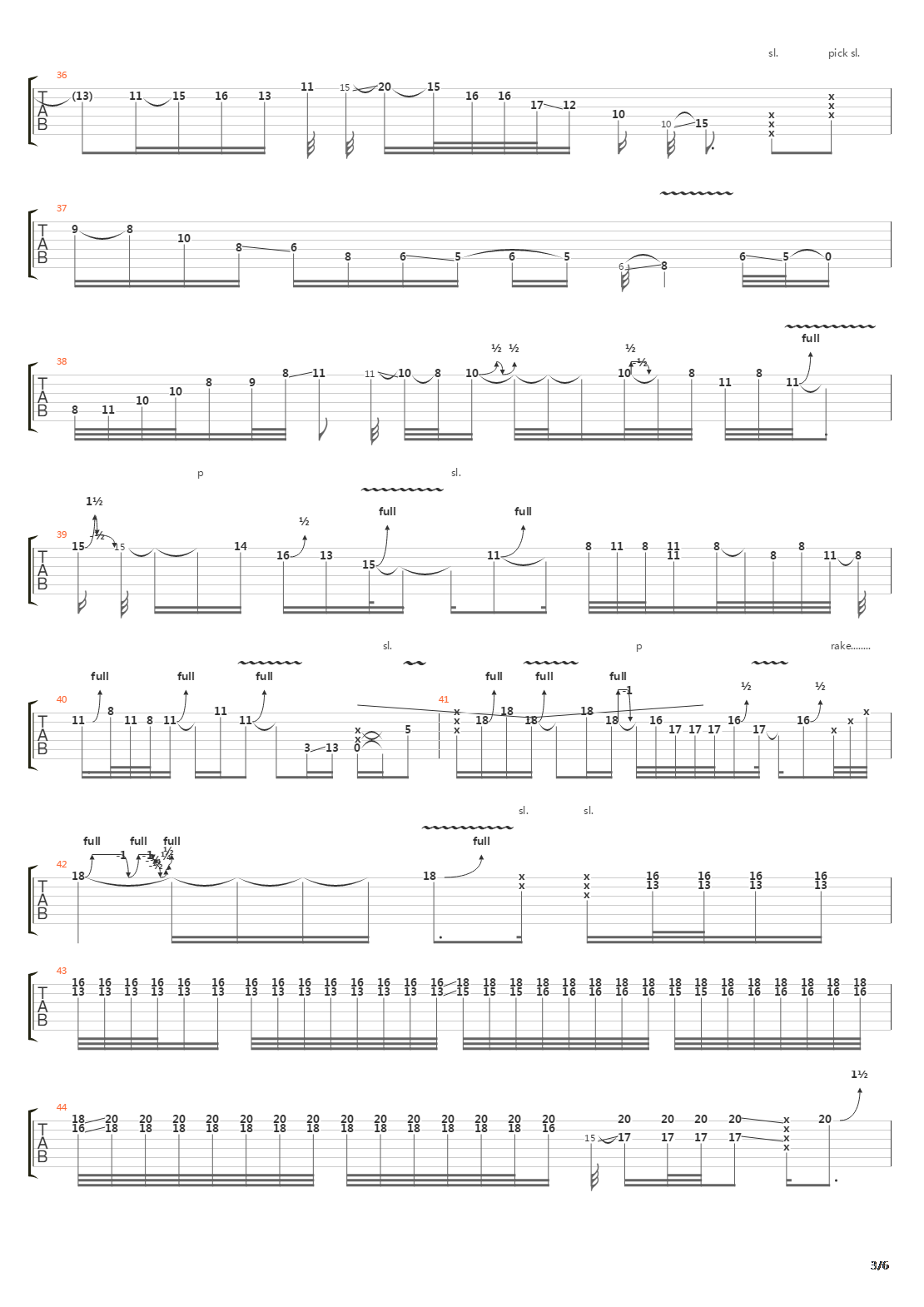 The Forgotten吉他谱