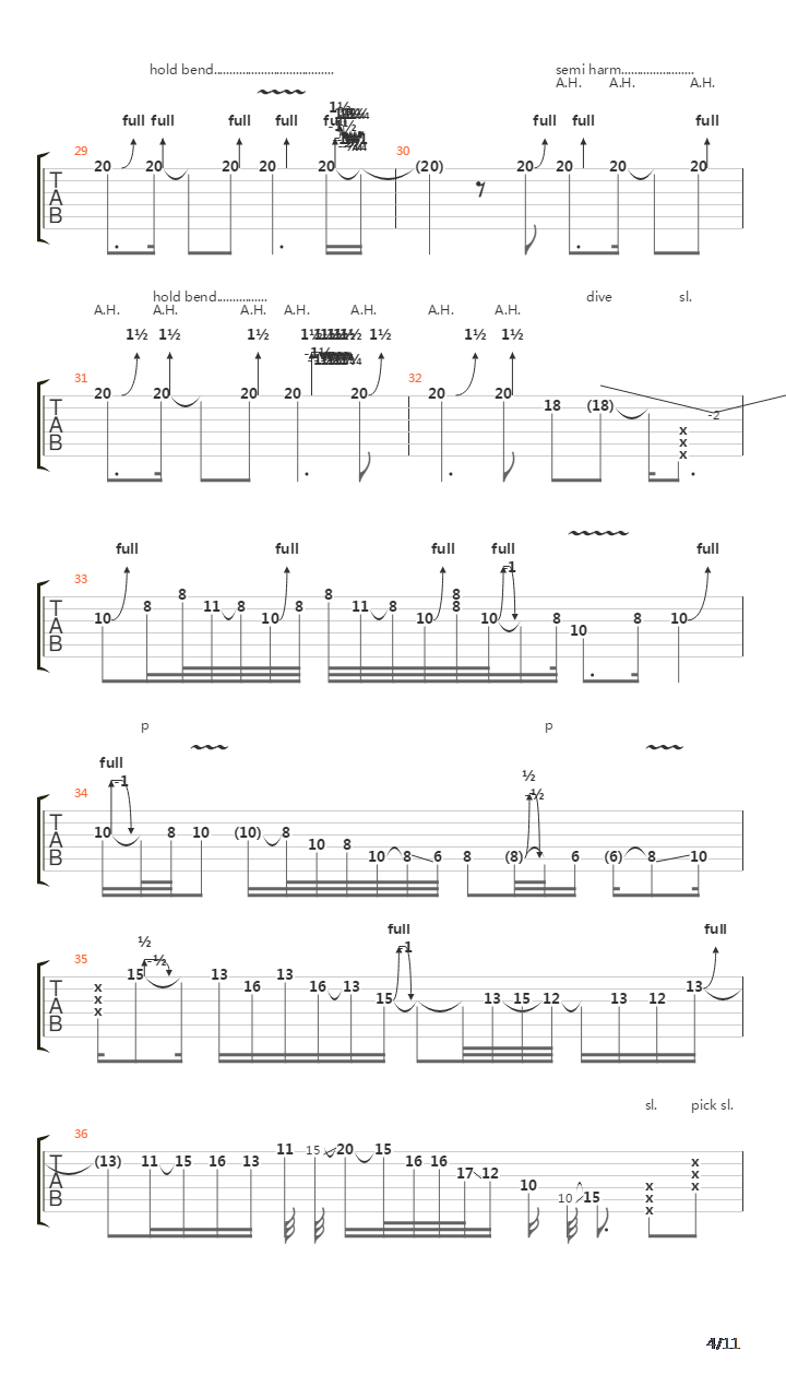 The Forgotten吉他谱