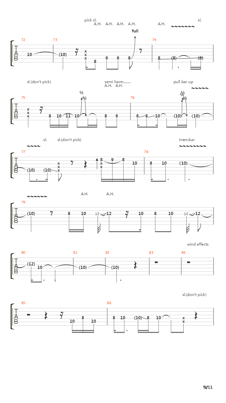 The Forgotten吉他谱