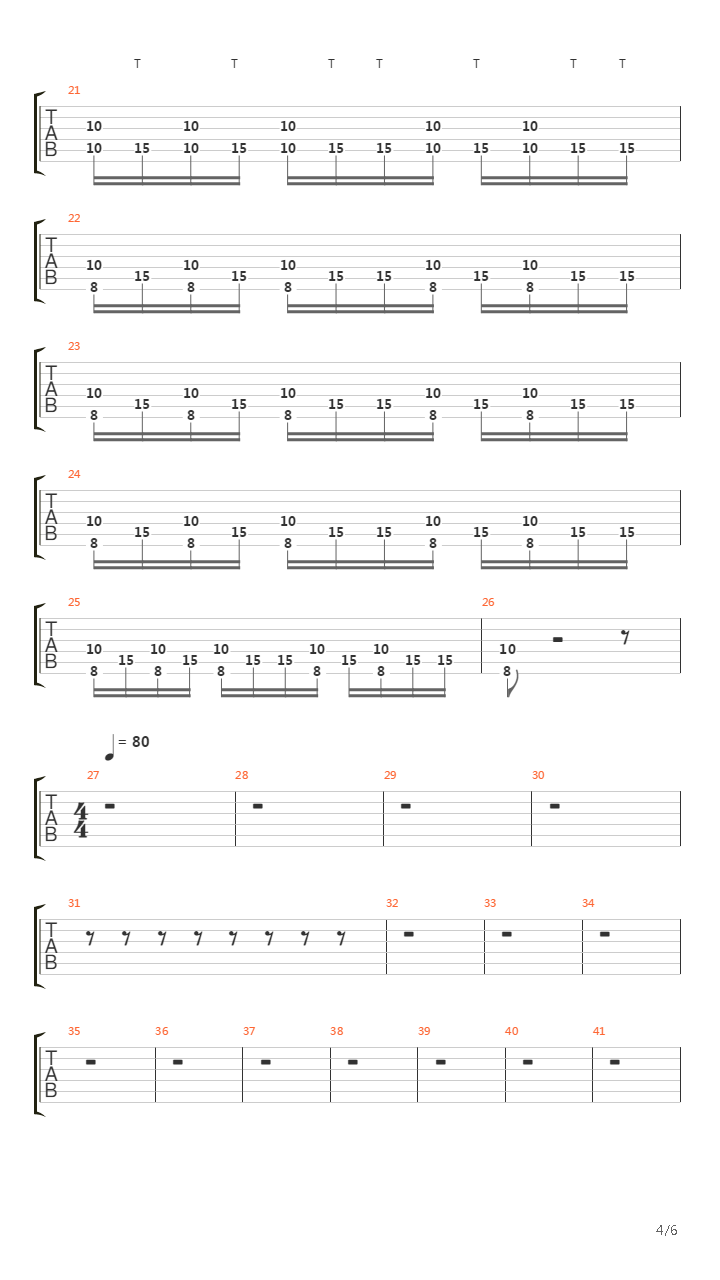 The Forgotten吉他谱