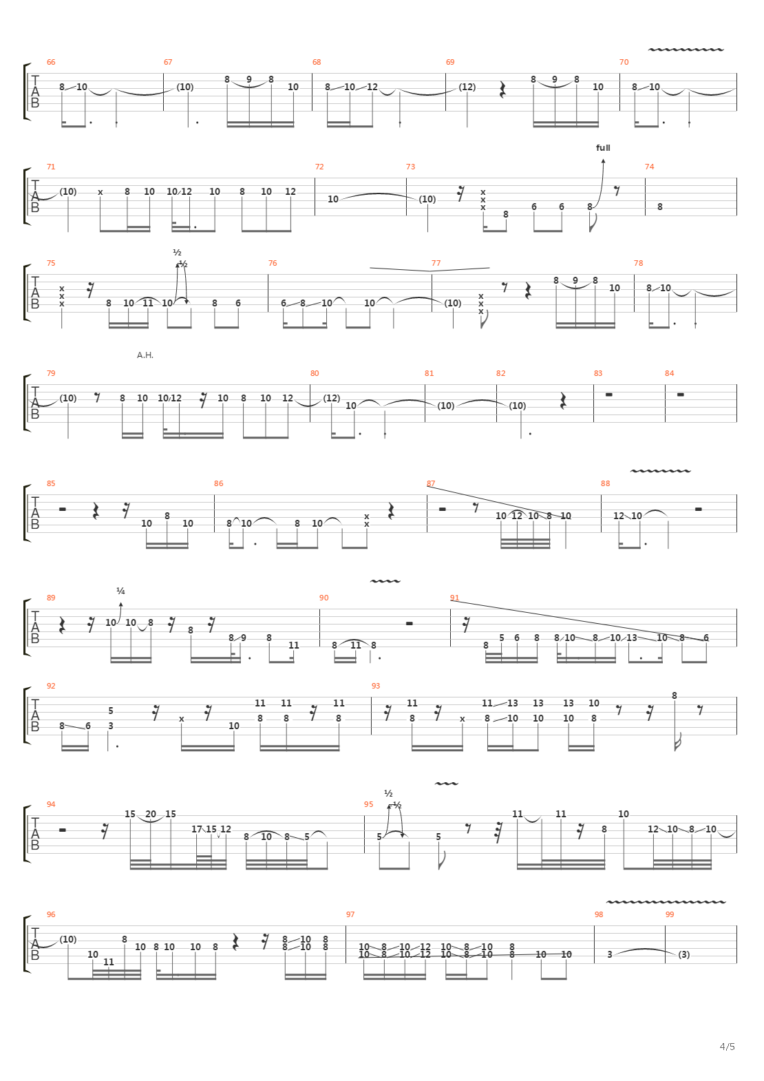 The Forgotten吉他谱