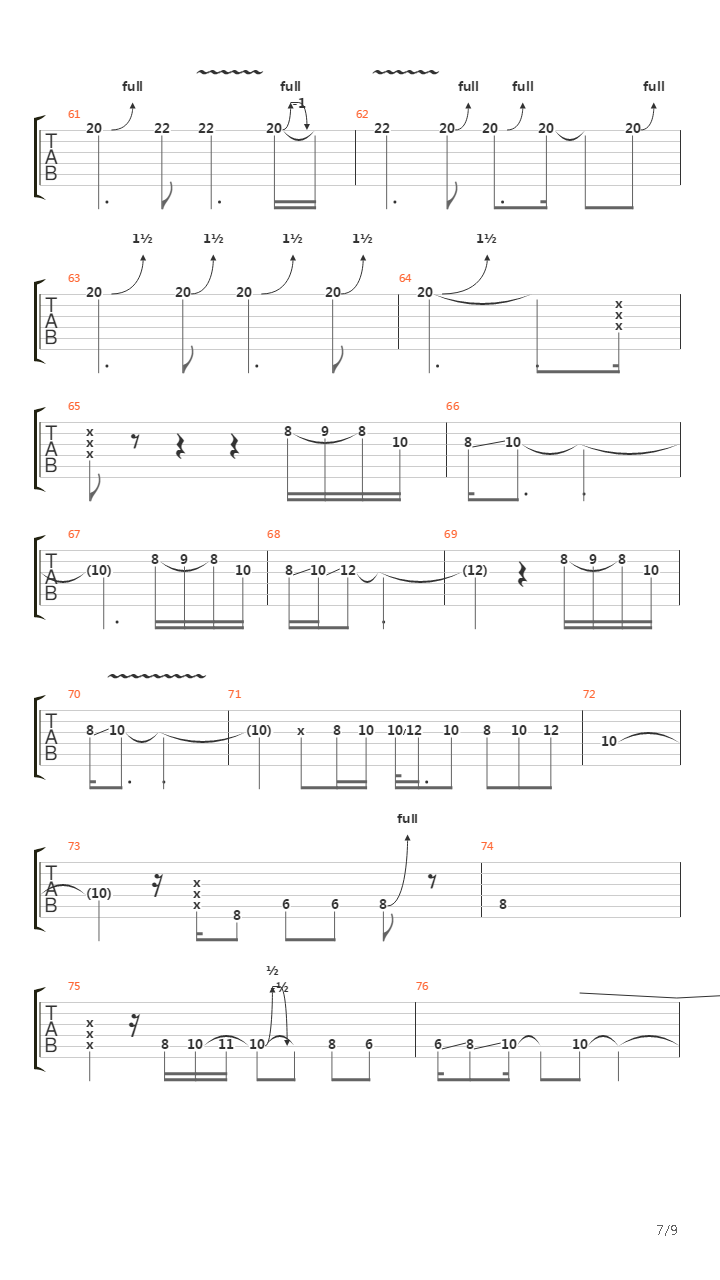 The Forgotten吉他谱