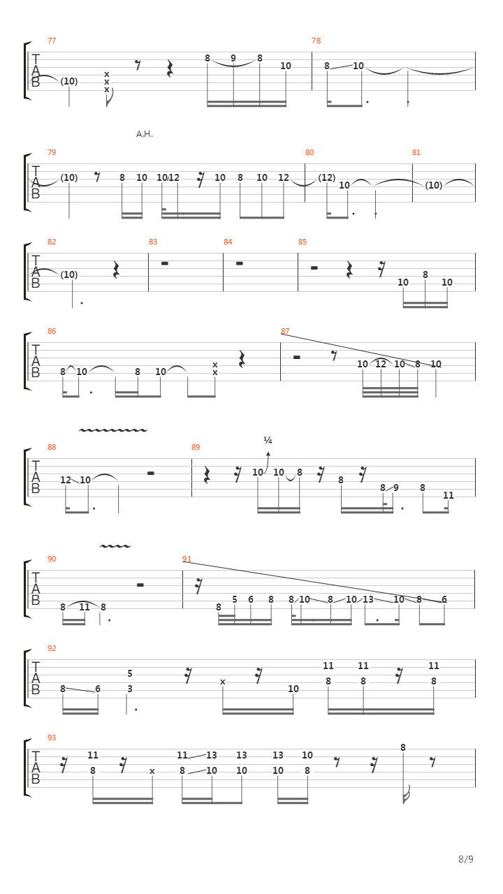 The Forgotten吉他谱