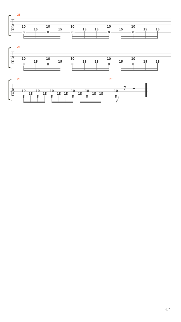 The Forgotten吉他谱