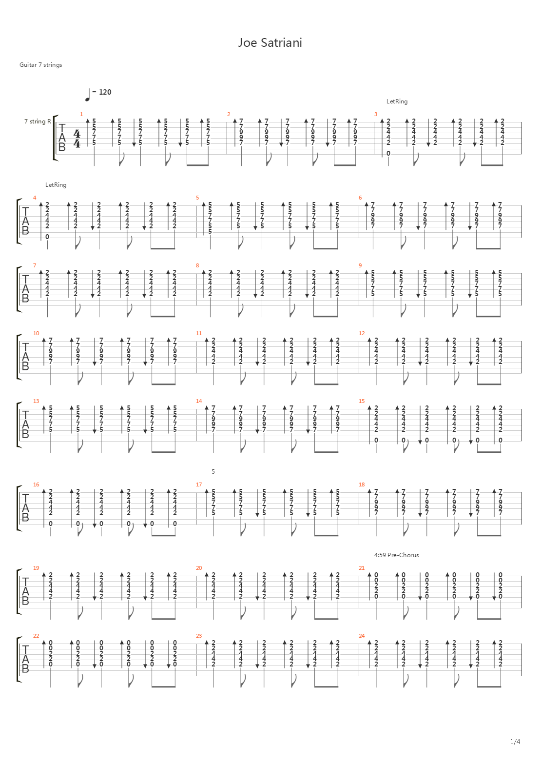 The Traveler吉他谱