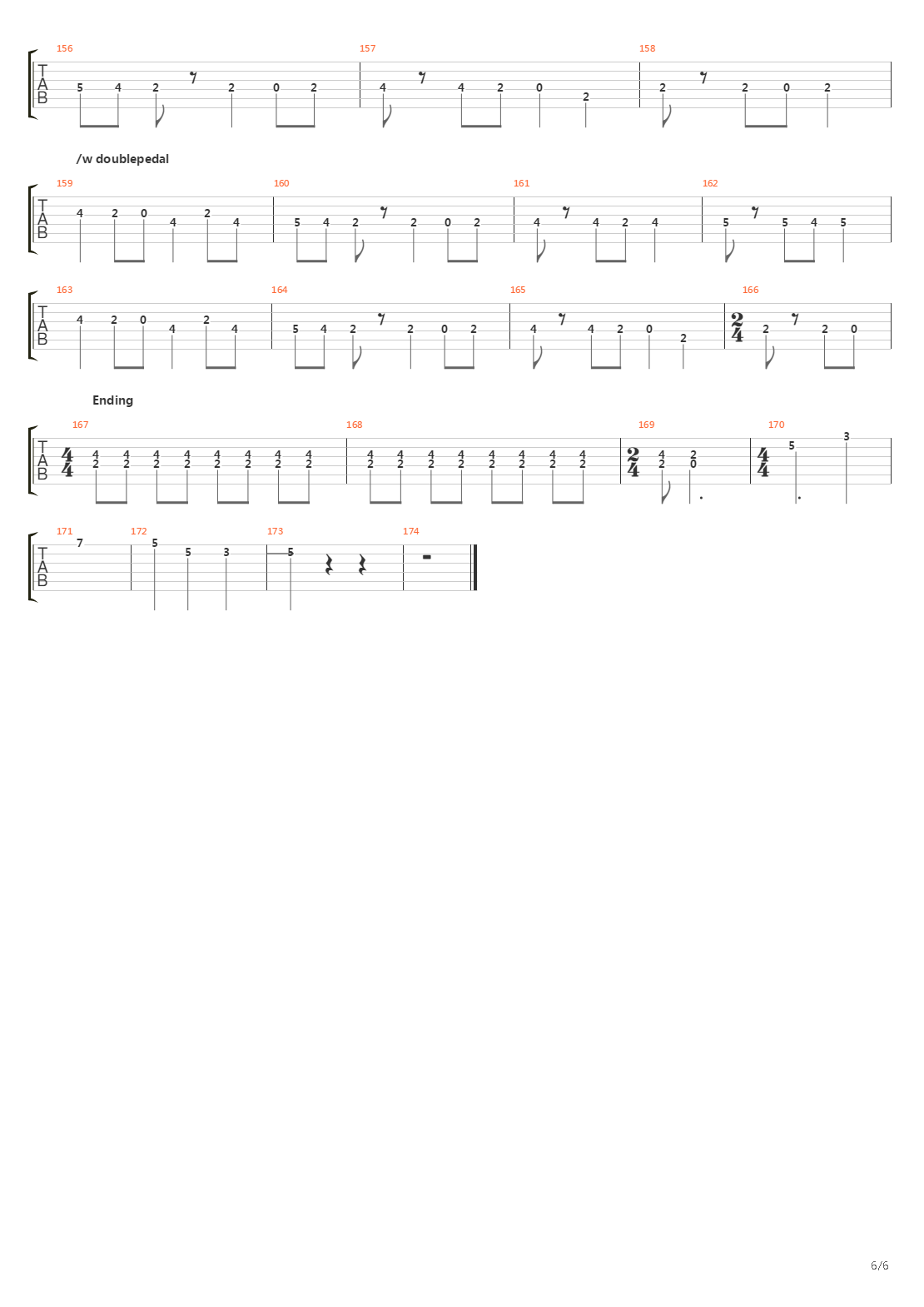 Iron吉他谱