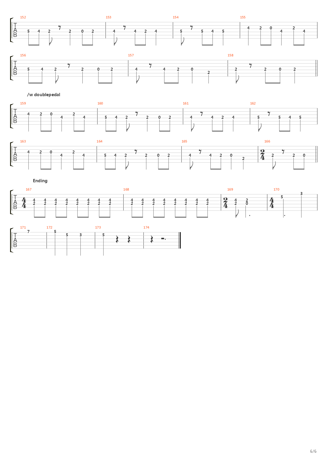 Iron吉他谱