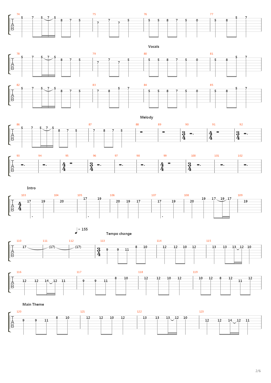 The Longest Journey吉他谱