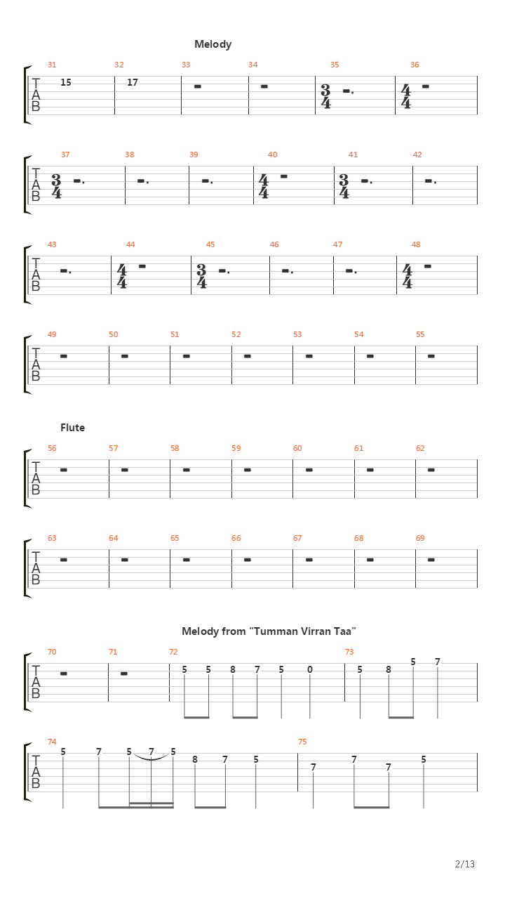 The Longest Journey吉他谱