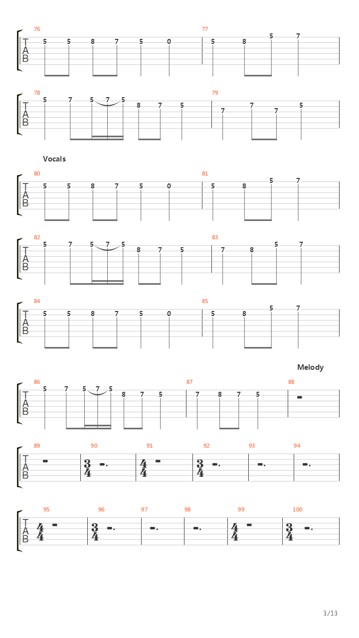 The Longest Journey吉他谱