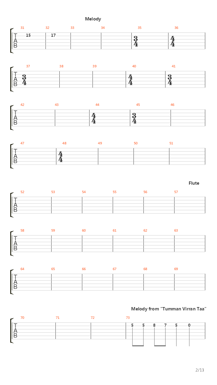 The Longest Journey吉他谱