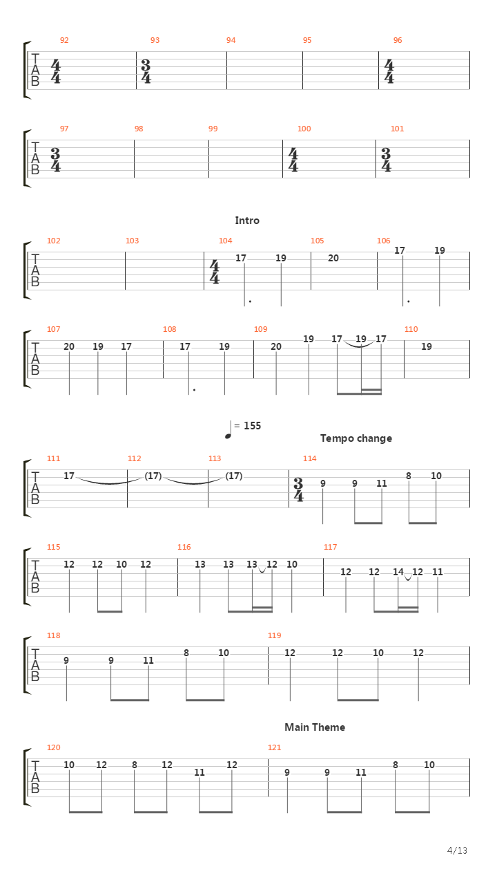 The Longest Journey吉他谱