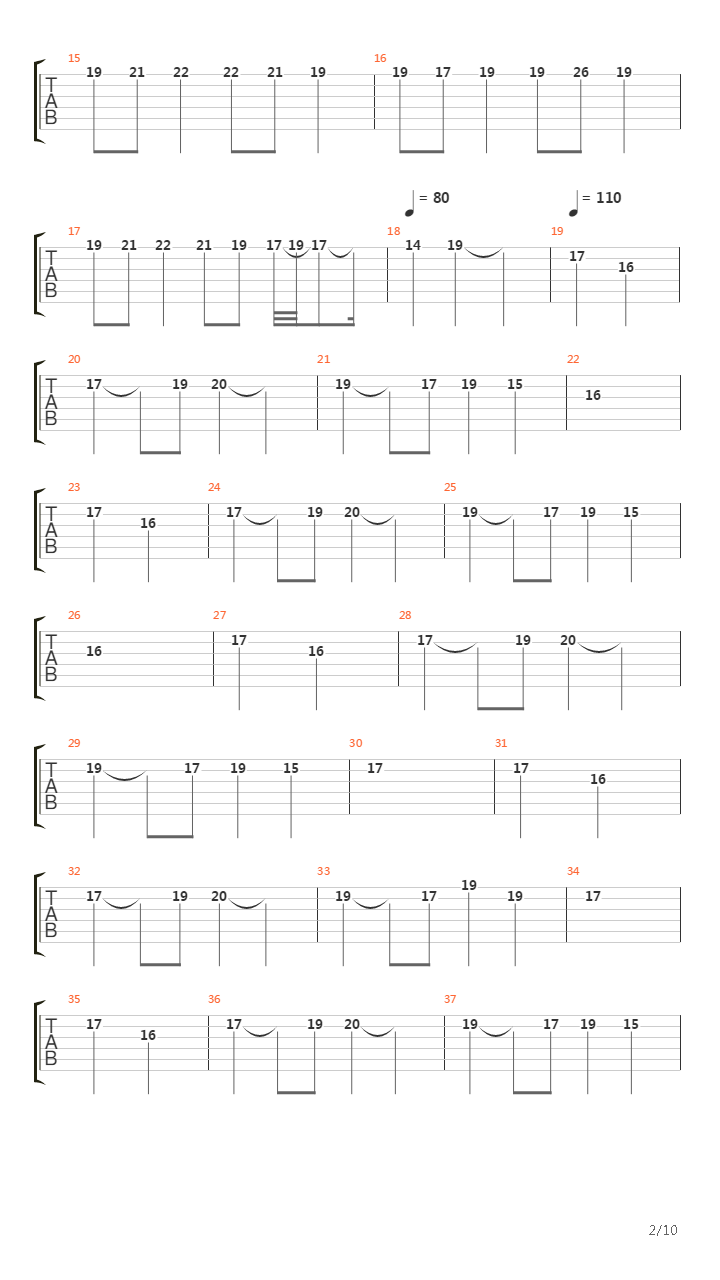 Victory Song吉他谱