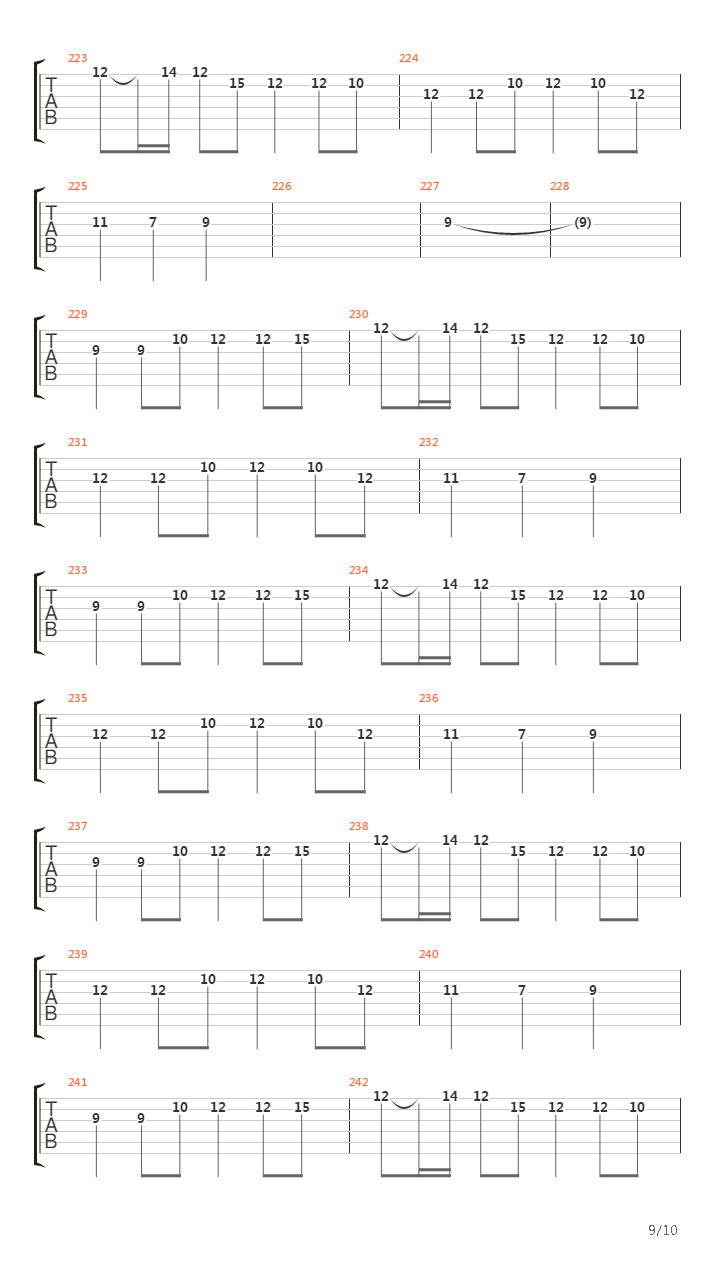 Victory Song吉他谱