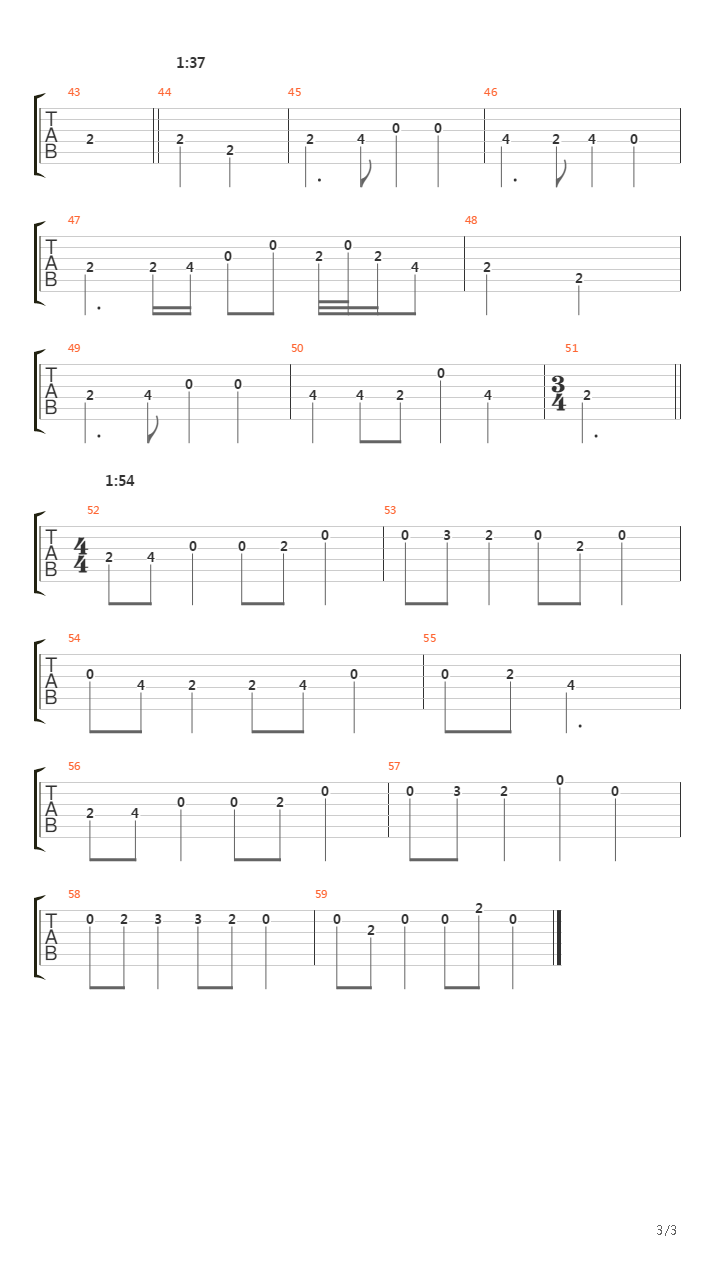 Victory Song吉他谱