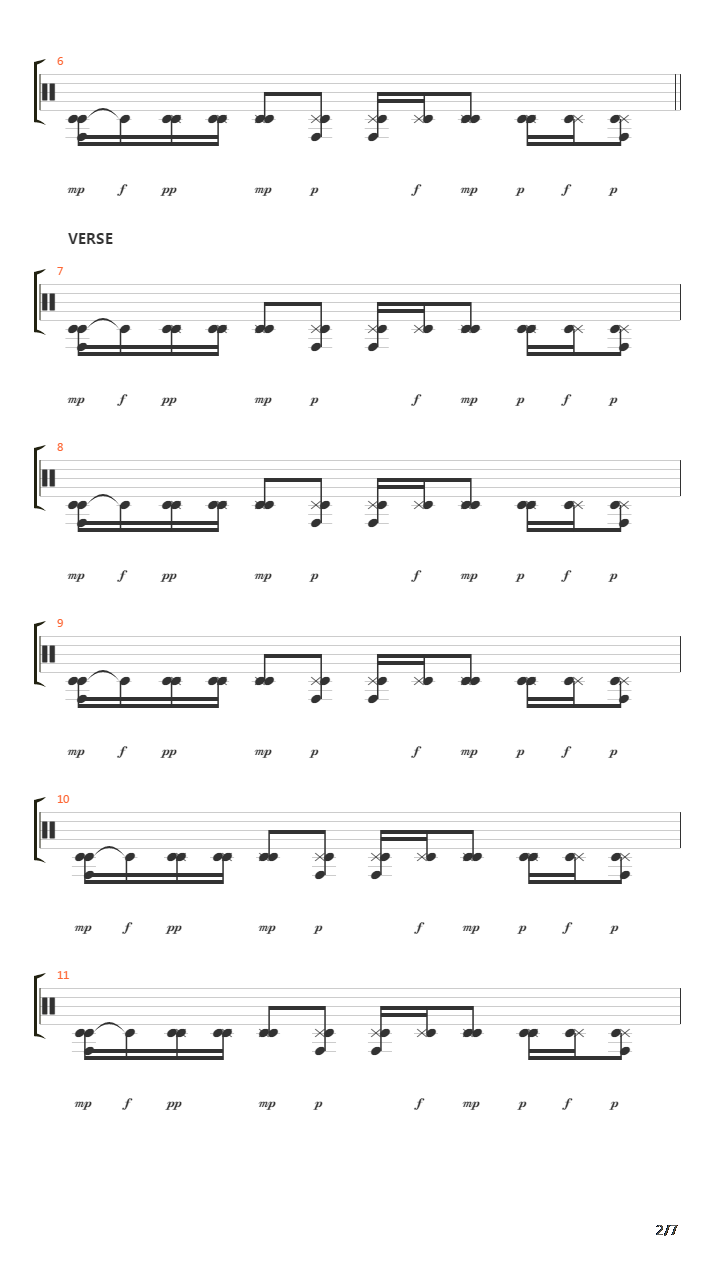 My Songs Know What You Did In The Dark Light Em Up吉他谱
