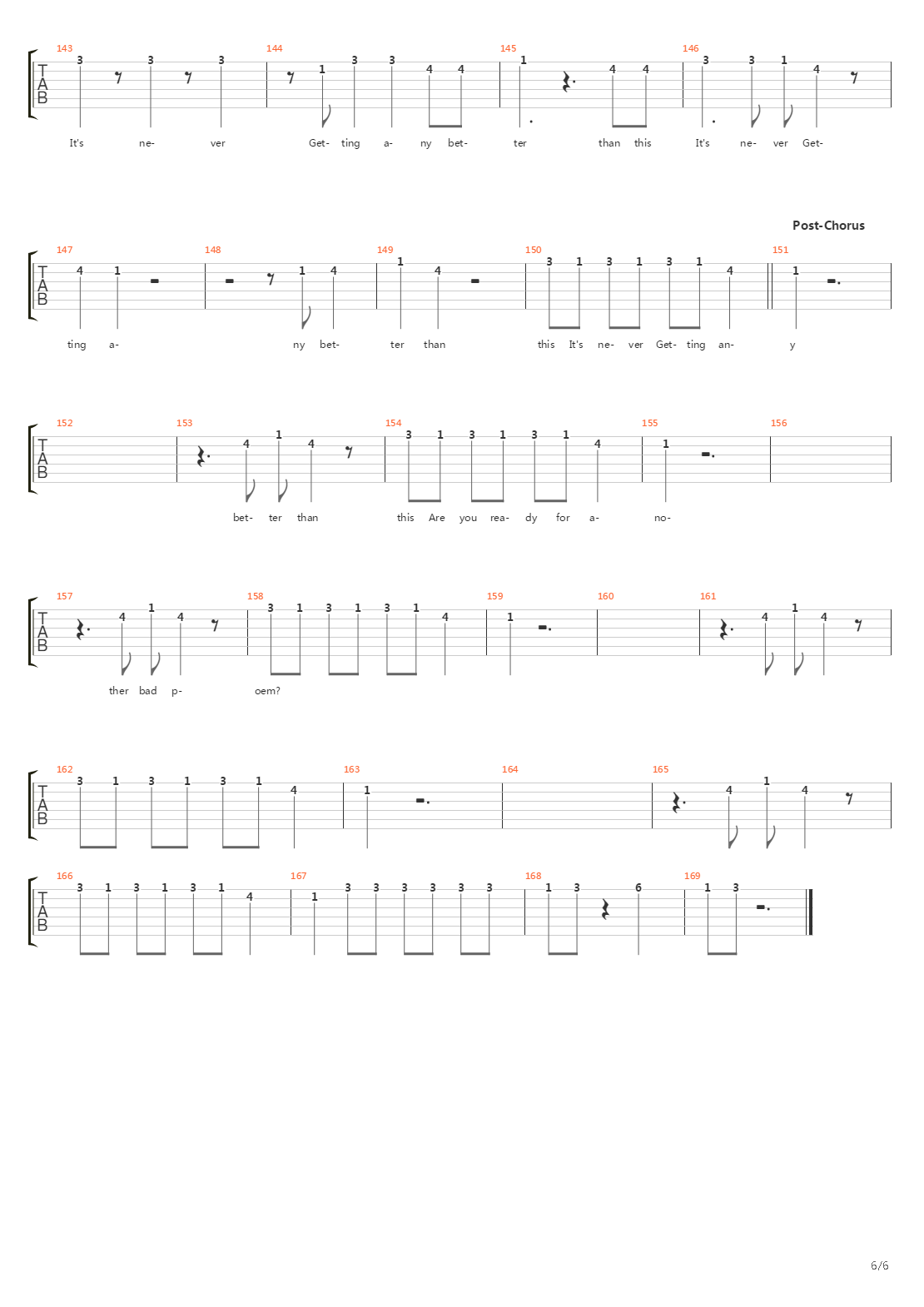 Rat A Tat吉他谱