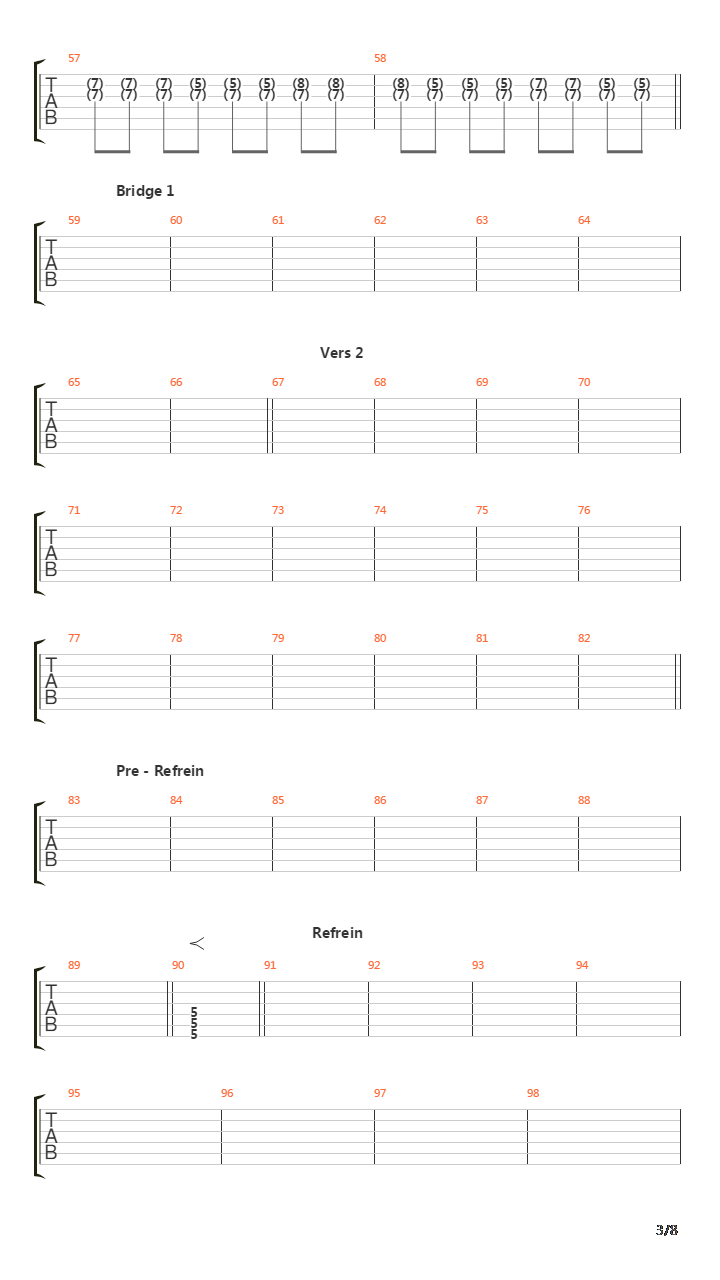 Sugar Were Going Down吉他谱