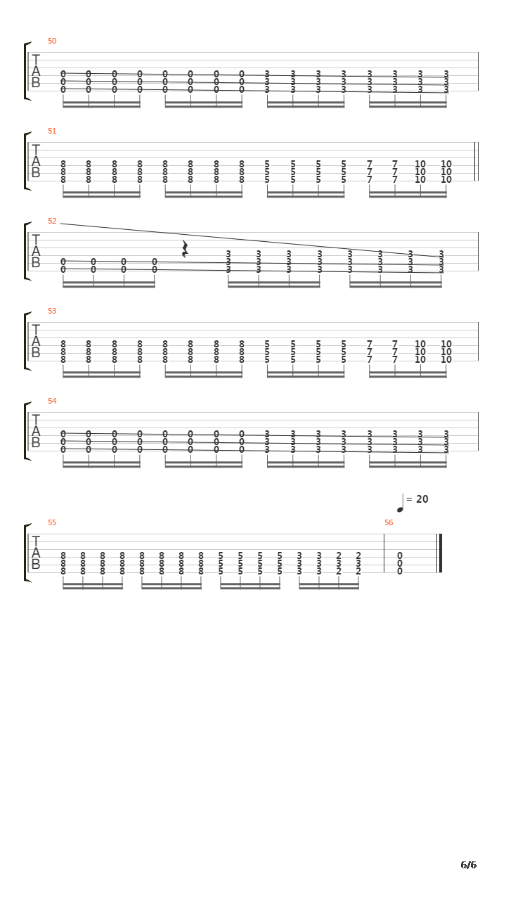 The Carpel Tunnel Of Love吉他谱