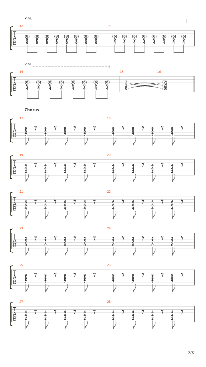 Counting The Days吉他谱