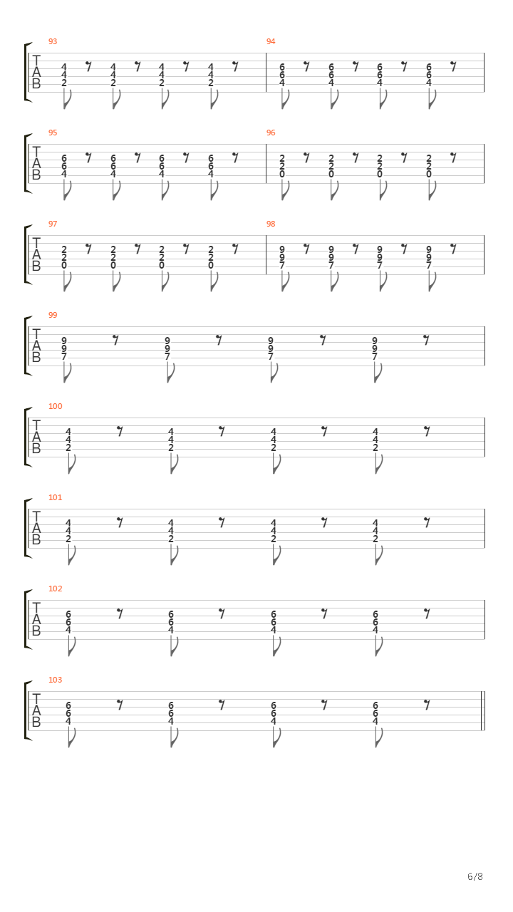 Counting The Days吉他谱