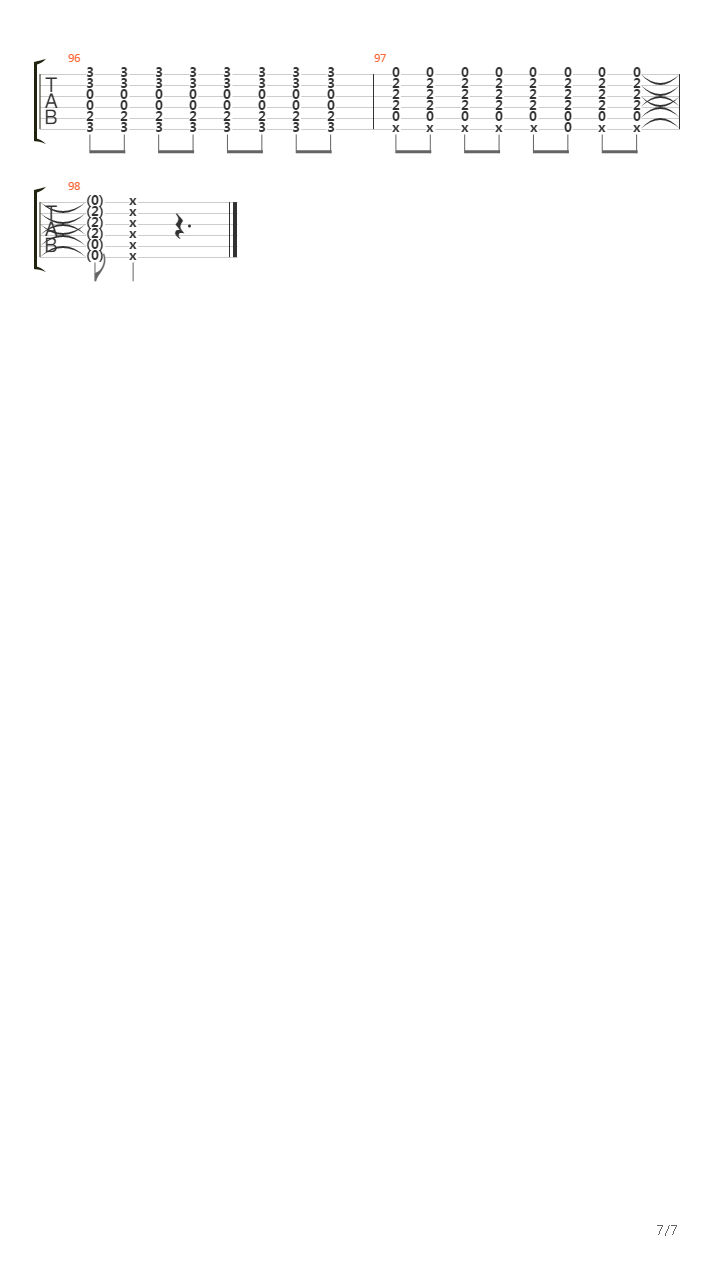 River吉他谱