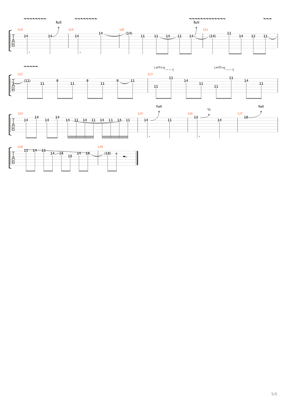 River吉他谱