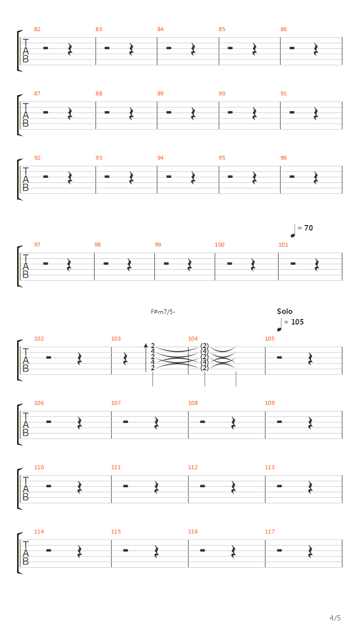 Spanish吉他谱