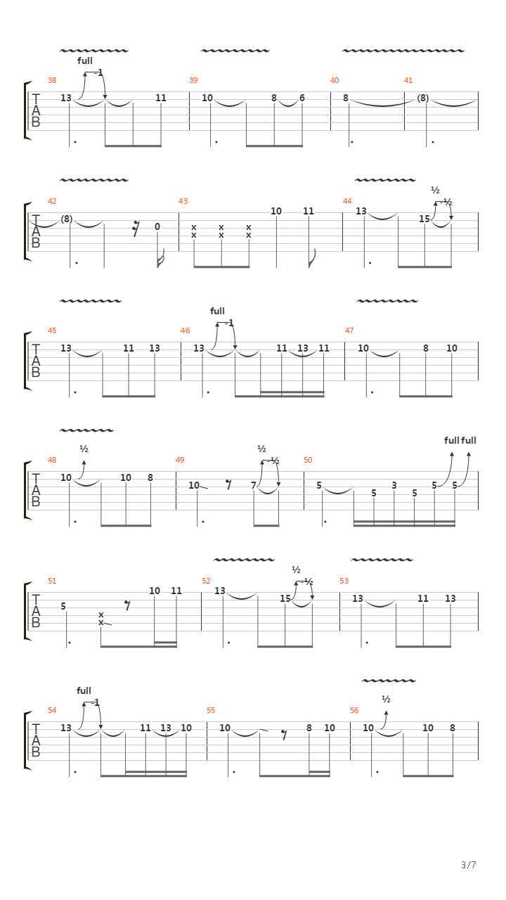 The Loner吉他谱