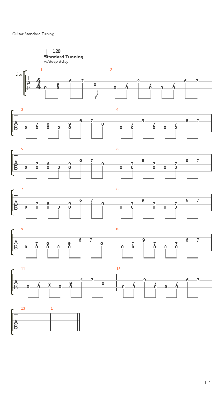 Aurora吉他谱