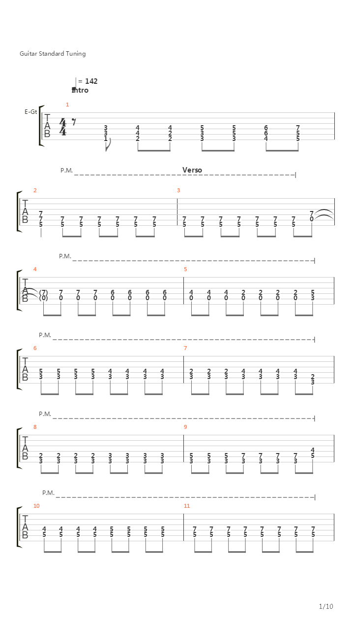 Back And Forth吉他谱