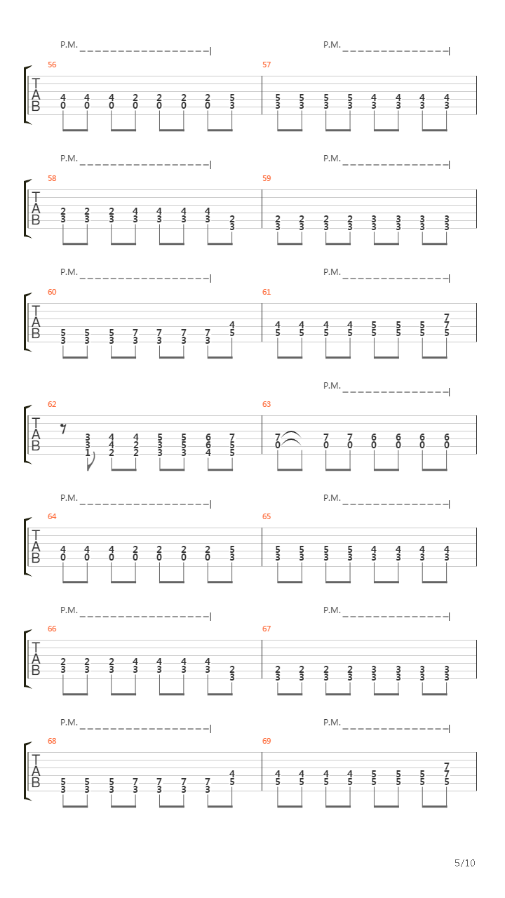 Back And Forth吉他谱