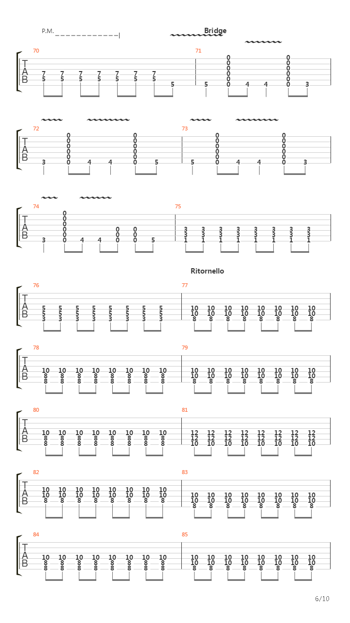 Back And Forth吉他谱