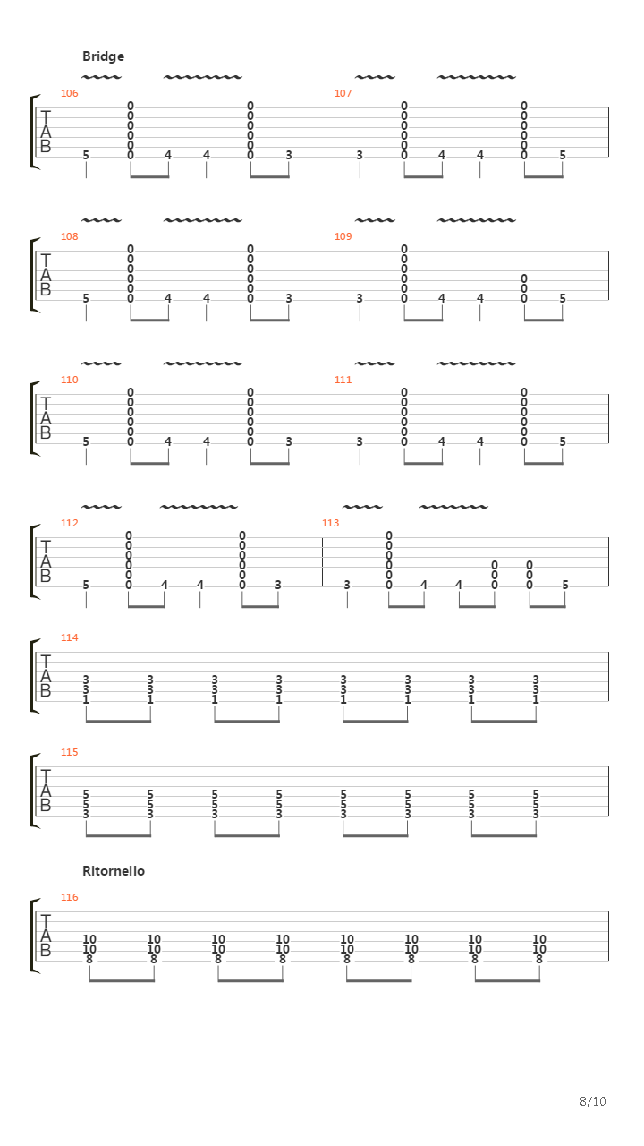 Back And Forth吉他谱