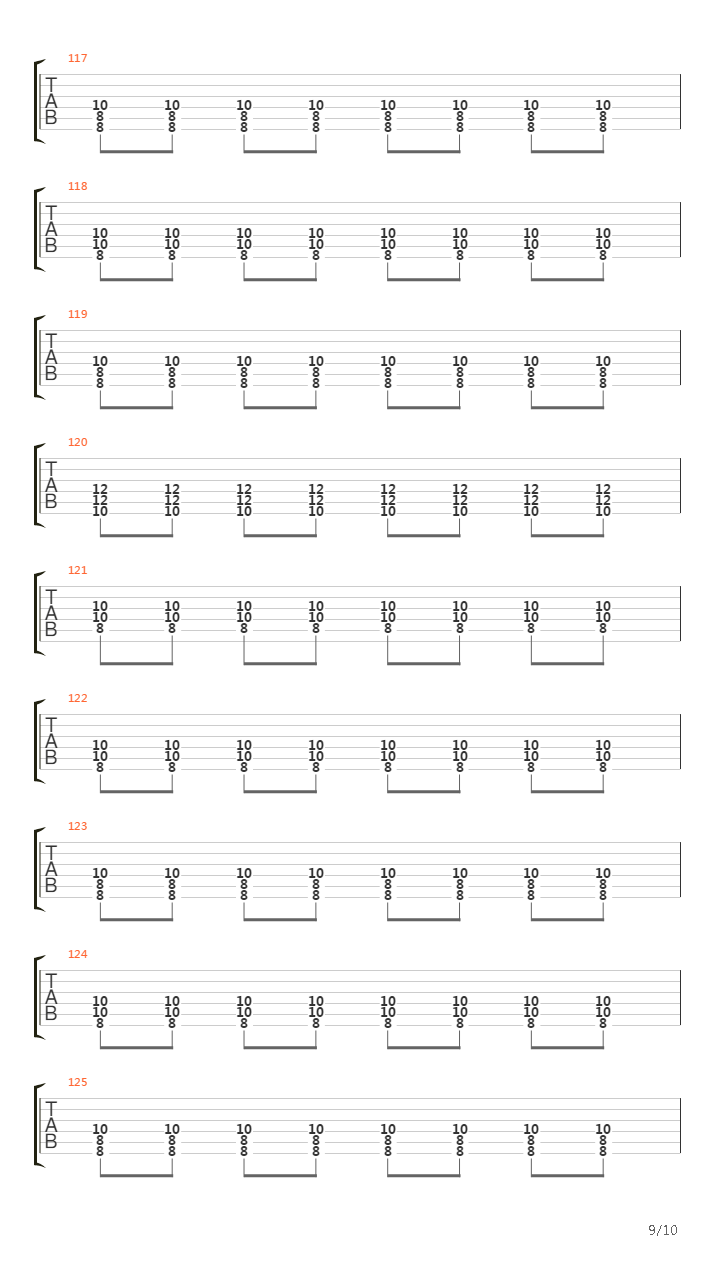 Back And Forth吉他谱